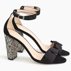 J. Crew glitter Sandals